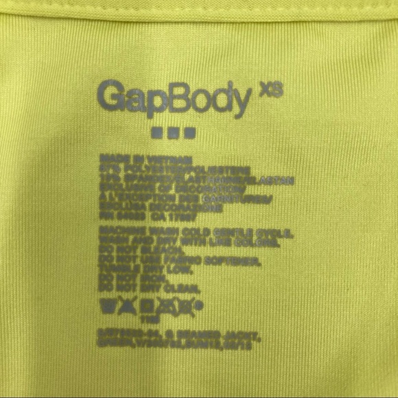 Gap body size xs yellow athletic zip up jacket - Picture 6 of 6
